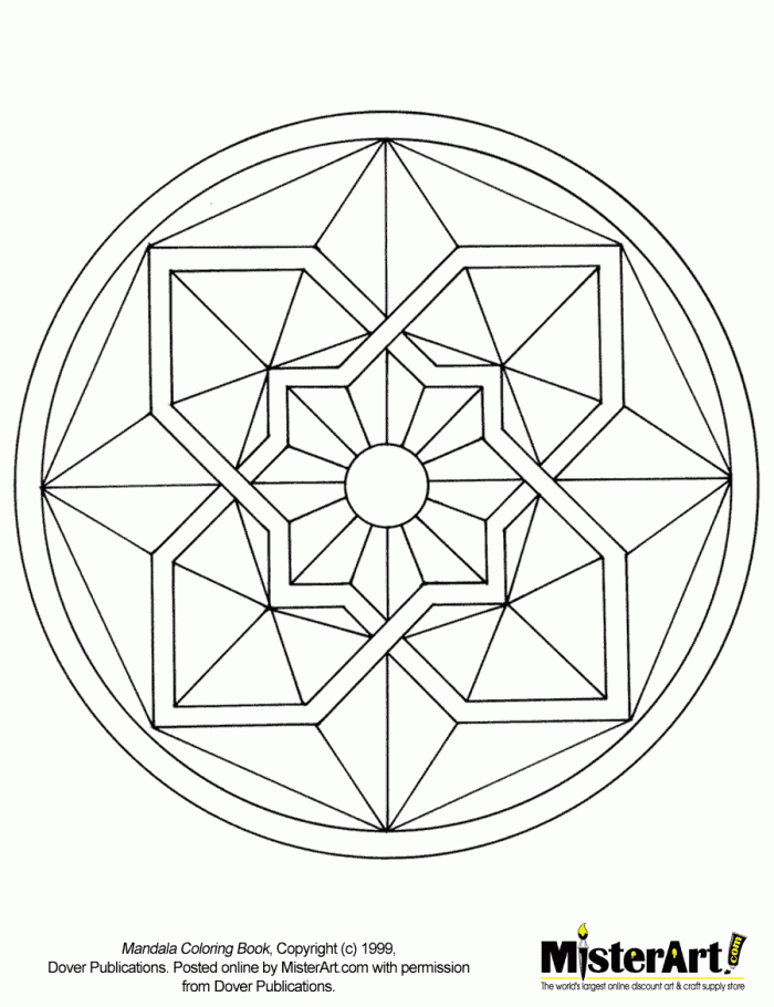 Free Mosaic Coloring Pages