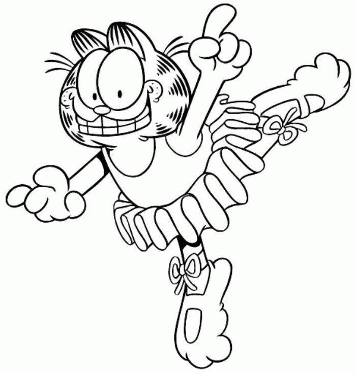 garfield coloring book  coloring home