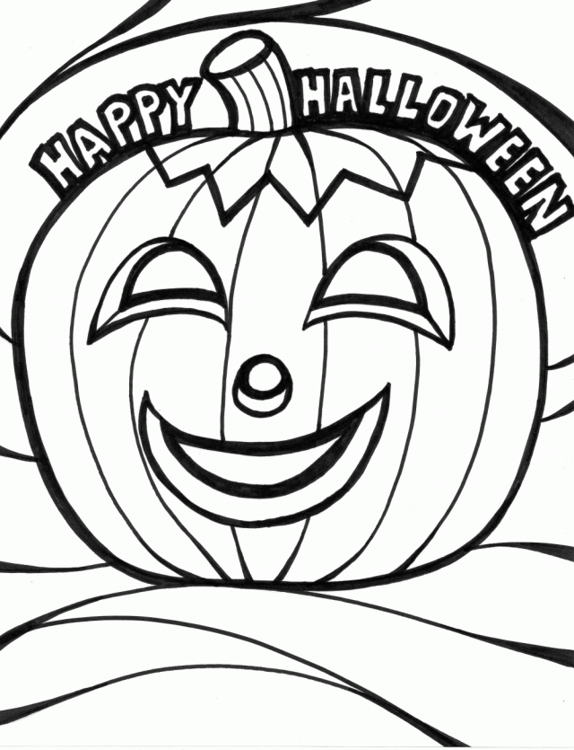 Free Printable Halloween Pumpkin Coloring Pages Coloring Pages 