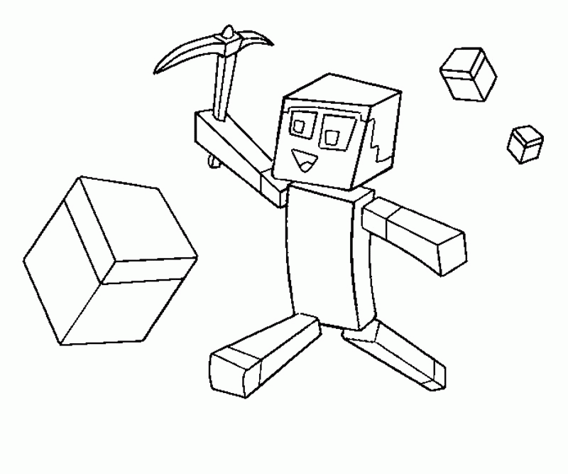 Coloring Pages For Minecraft | Top Coloring Pages