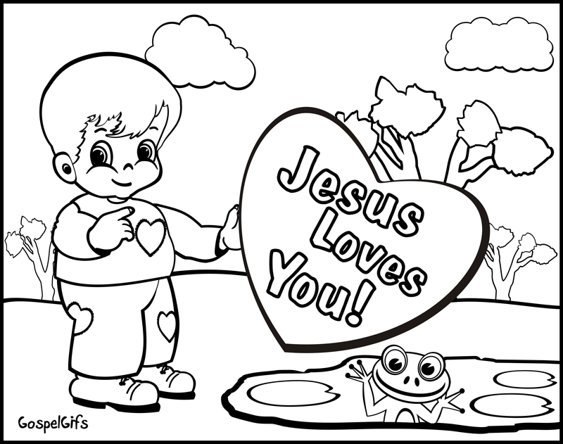 Christian Coloring Pages For Children