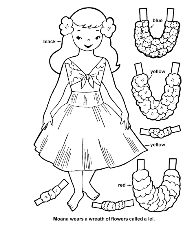 colouring,mazes,dot-dotpages2enjoy: Cut out paper dolls and there 