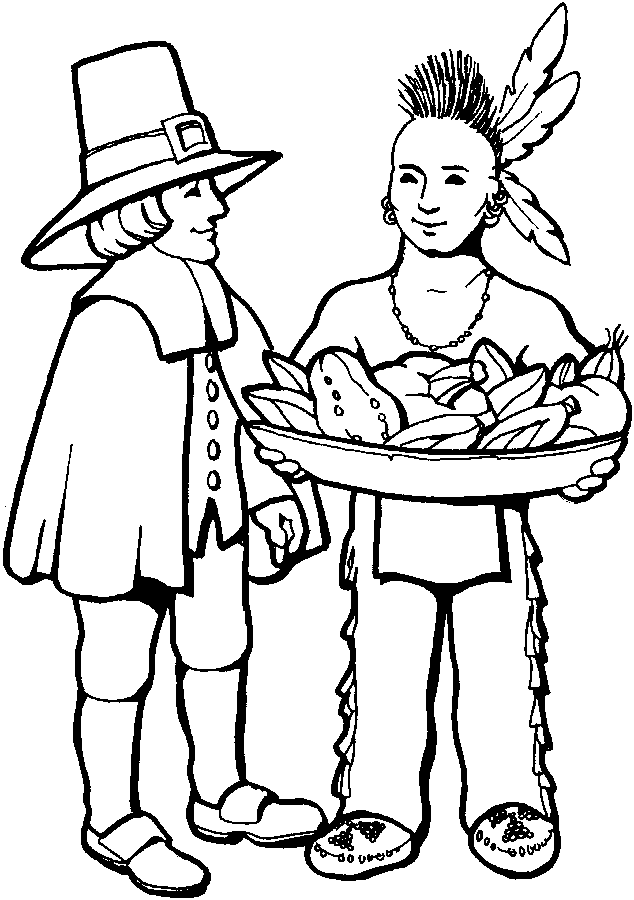 Thanksgiving Day Coloring Book