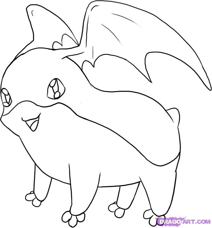 How to Draw Patamon from Digimon, Step by Step, Anime Characters 