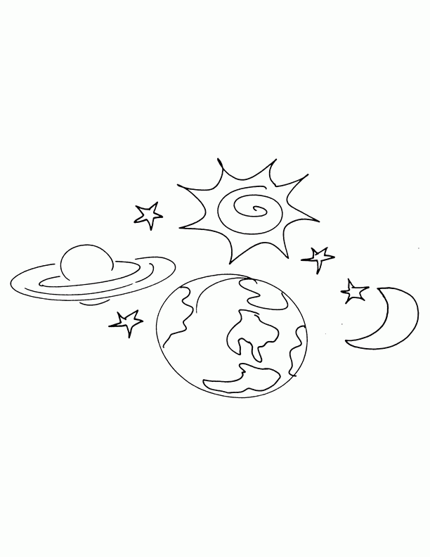 God Created Earth Coloring Page Images & Pictures - Becuo