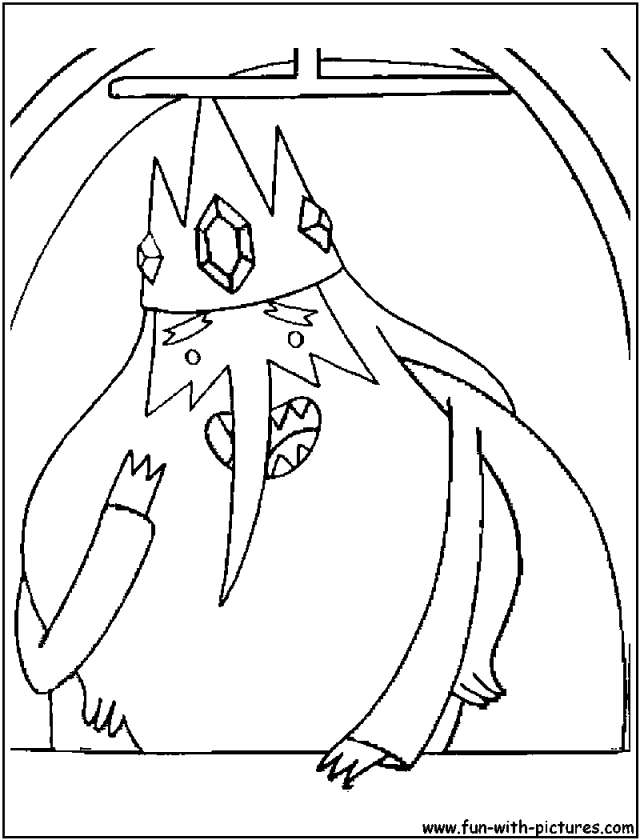 Adventure Time Coloring Pages Ice King Coloring For Kids 212584 