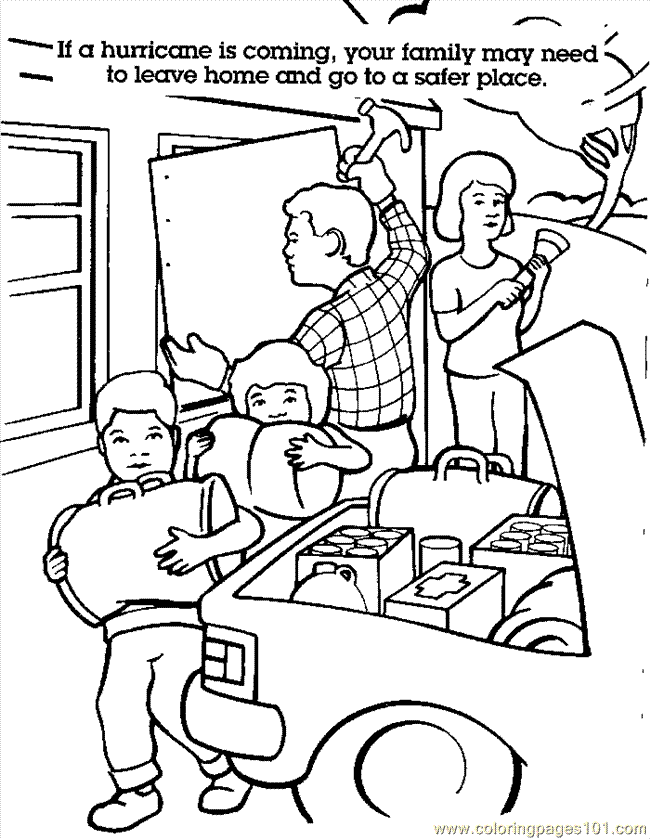 Coloring Pages Safety Planning001 (6) (Cartoons > Others) - free 