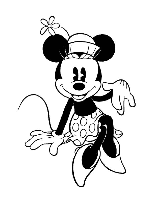 Minnie Mouse | Free Printable Coloring Pages – Coloringpagesfun 