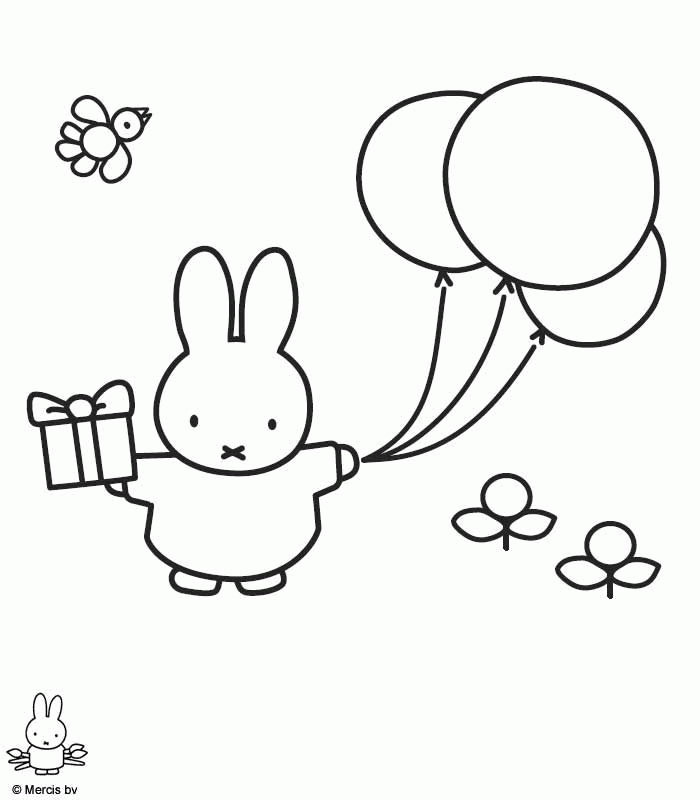 miffy Colouring Pages (page 3)