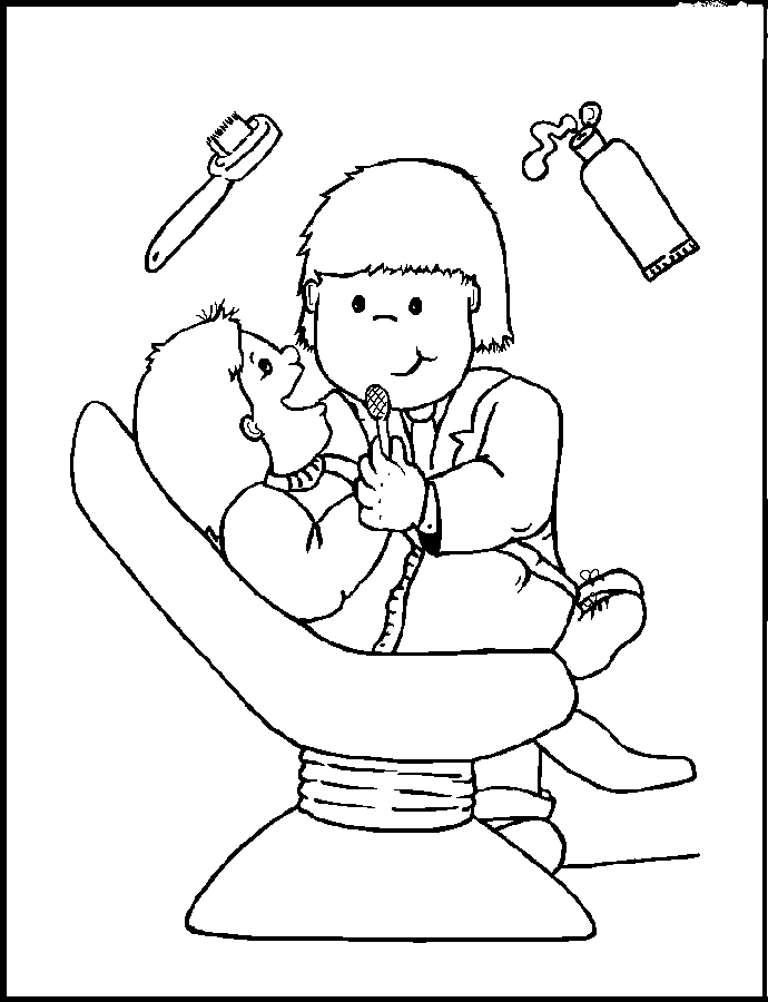 Free Dental Health Coloring Pages - Free Printable Coloring Pages 