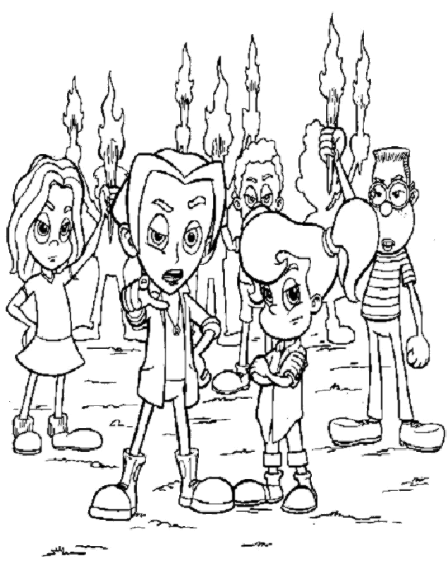 Jimmy Neutron Coloring Pages 4 | Free Printable Coloring Pages 