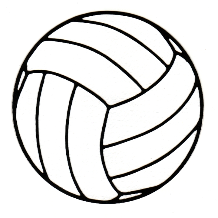 A Picture Of A Volleyball Coloring Home