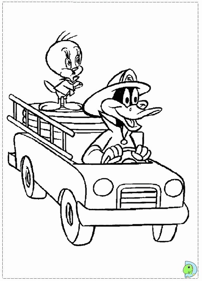 Daffy Duck Coloring Page - Coloring Home