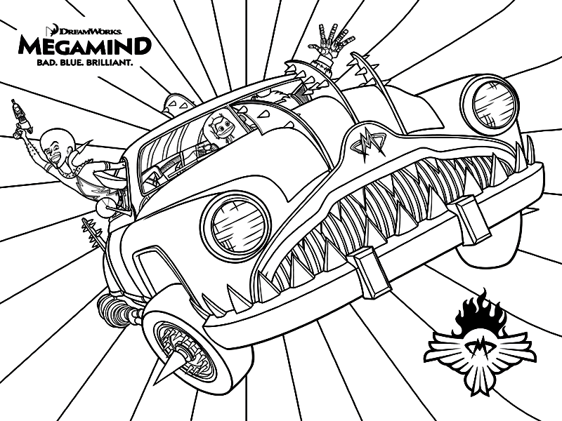 Mega-Mente Colouring Pages (page 3)