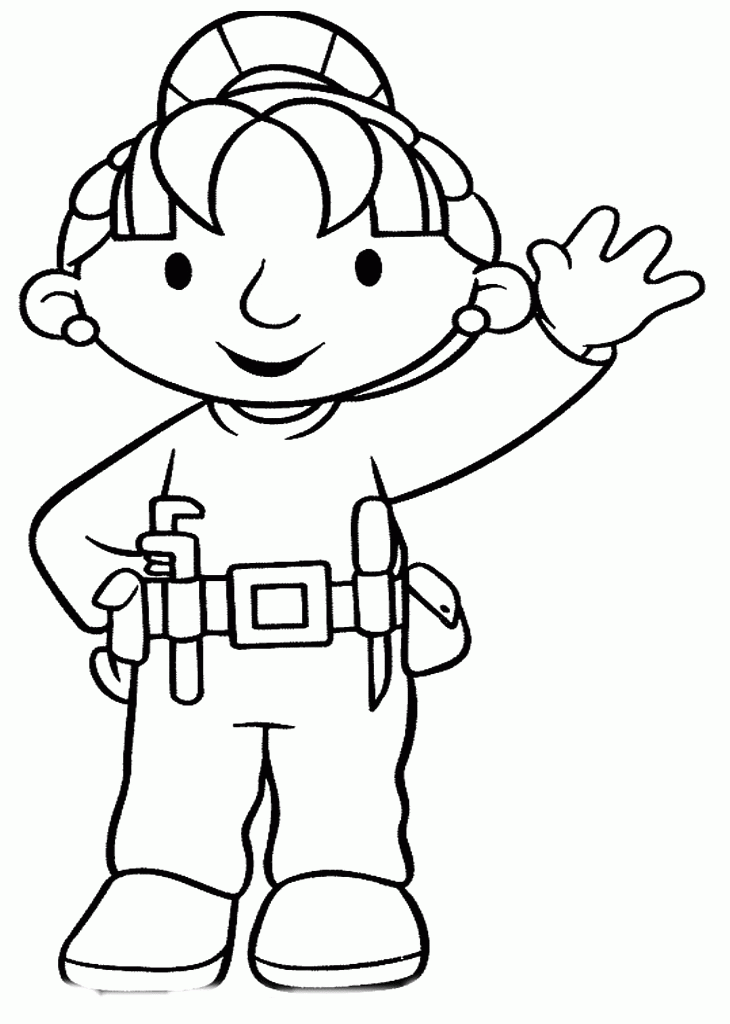 Printable Wendy Friend Of Bob The Builder Coloring Pages - Bob The 