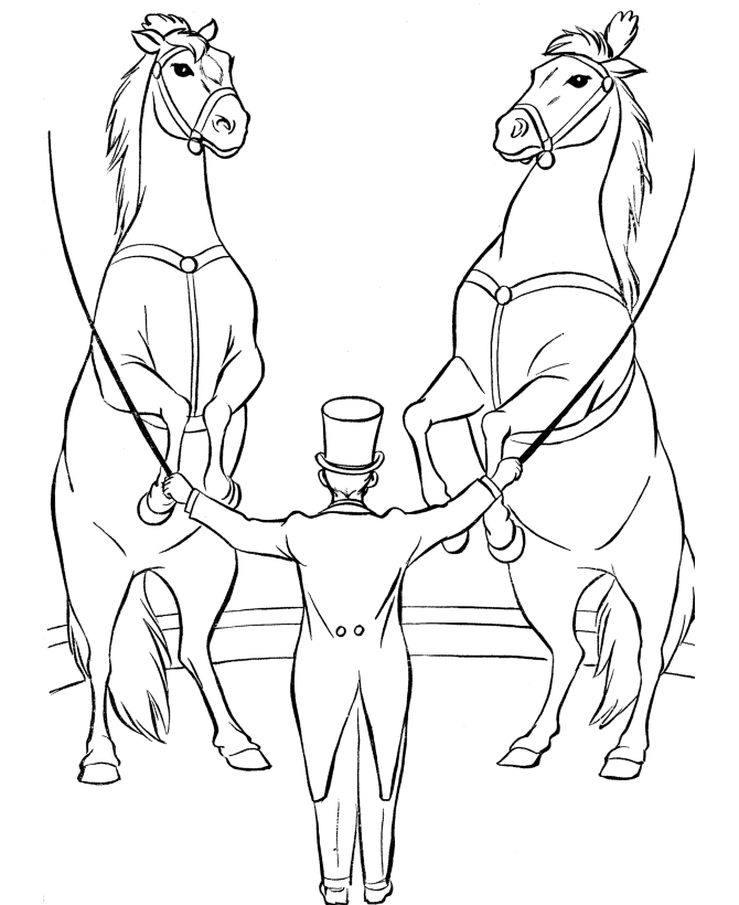 Horse Kids Coloring Page Printables