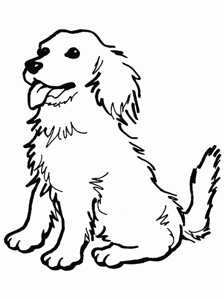 Dog Coloring Pages For Kids | Coloring Pages