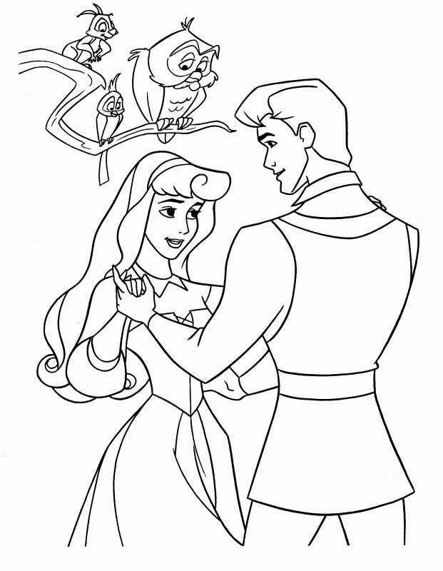 Sleeping Beauty Coloring Pages | Coloring pages wallpaper