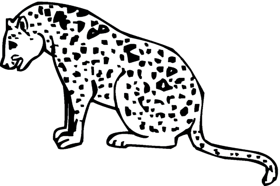 Free Cheetah Colouring Pages | Coloring