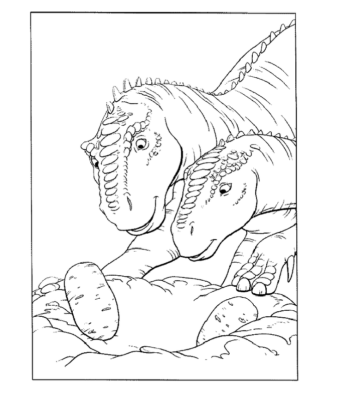 Dinosaurs | Free Printable Coloring Pages 