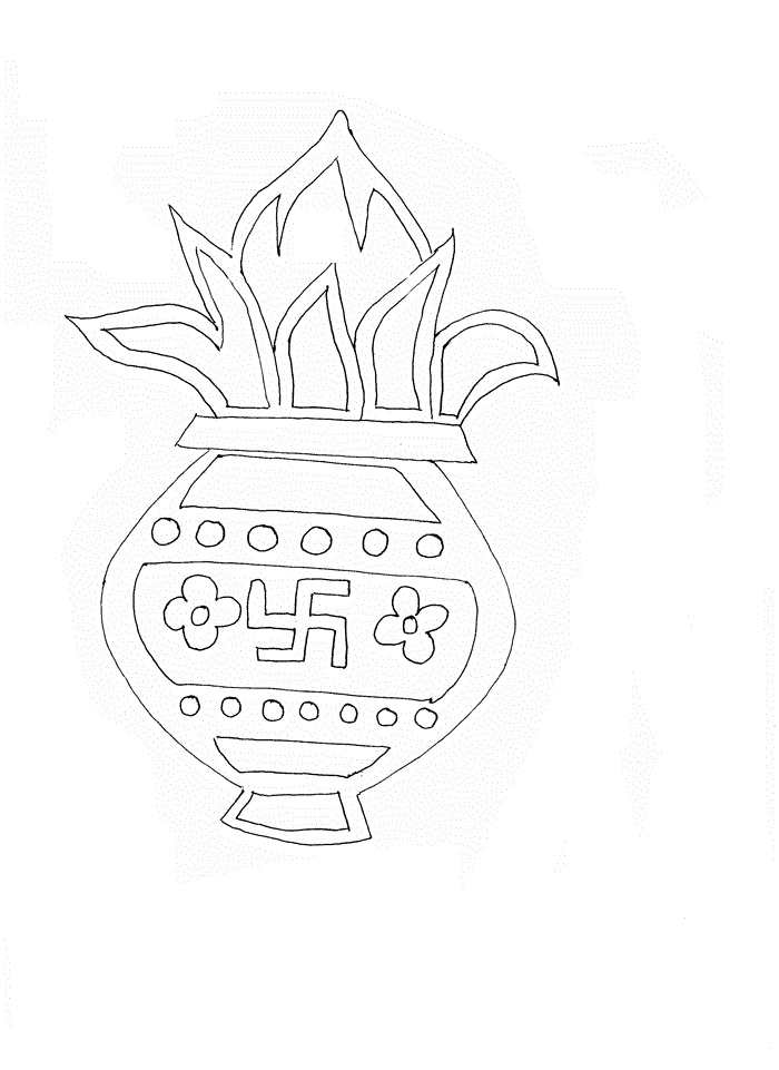 Diwali Coloring Pages (6) - Coloring Kids