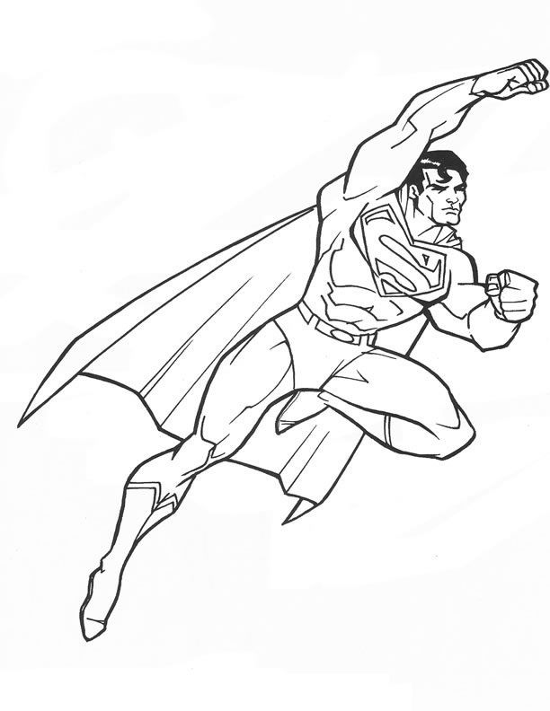 superman returns images Colouring Pages (page 3)