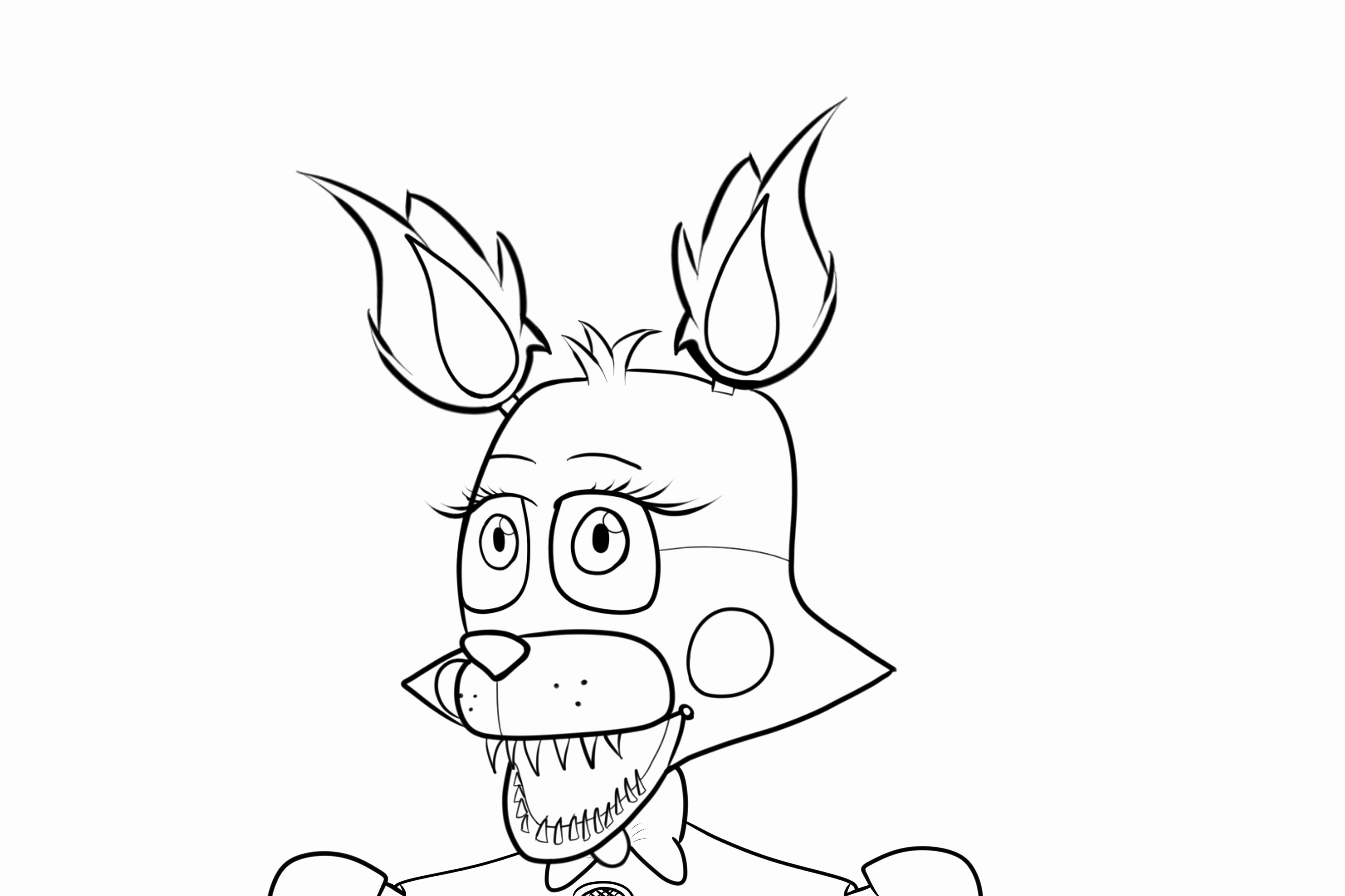 Funtime Foxy Coloring Page Cool Gallery 21 Free Printable ...