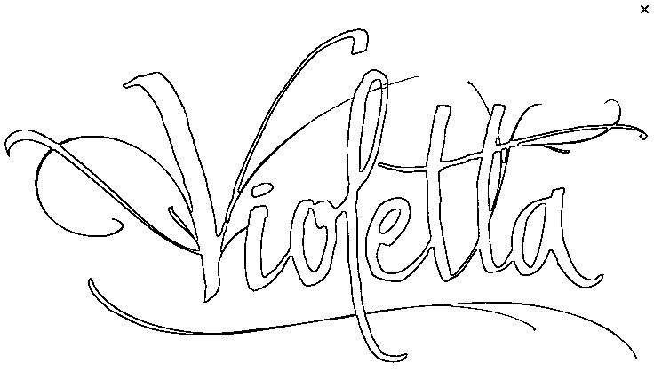 Coloring page Violetta 8