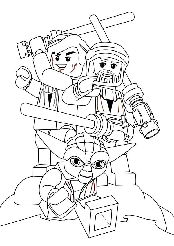Printable Lego Star Wars Coloring Pages