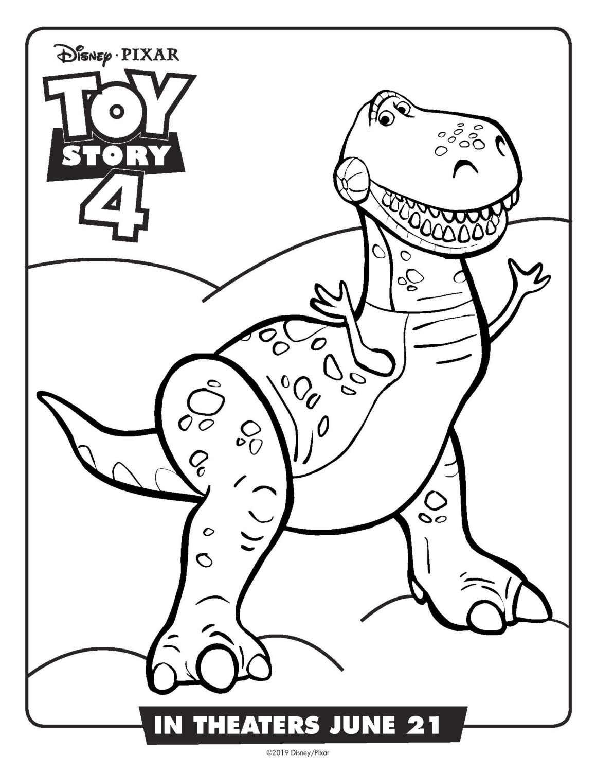 Free Printable Toy Story 4 Coloring Pages and Activity ...