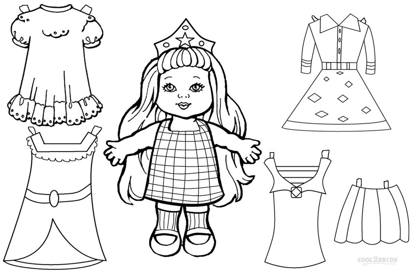 Free Printable Paper Doll Templates | Cool2bKids