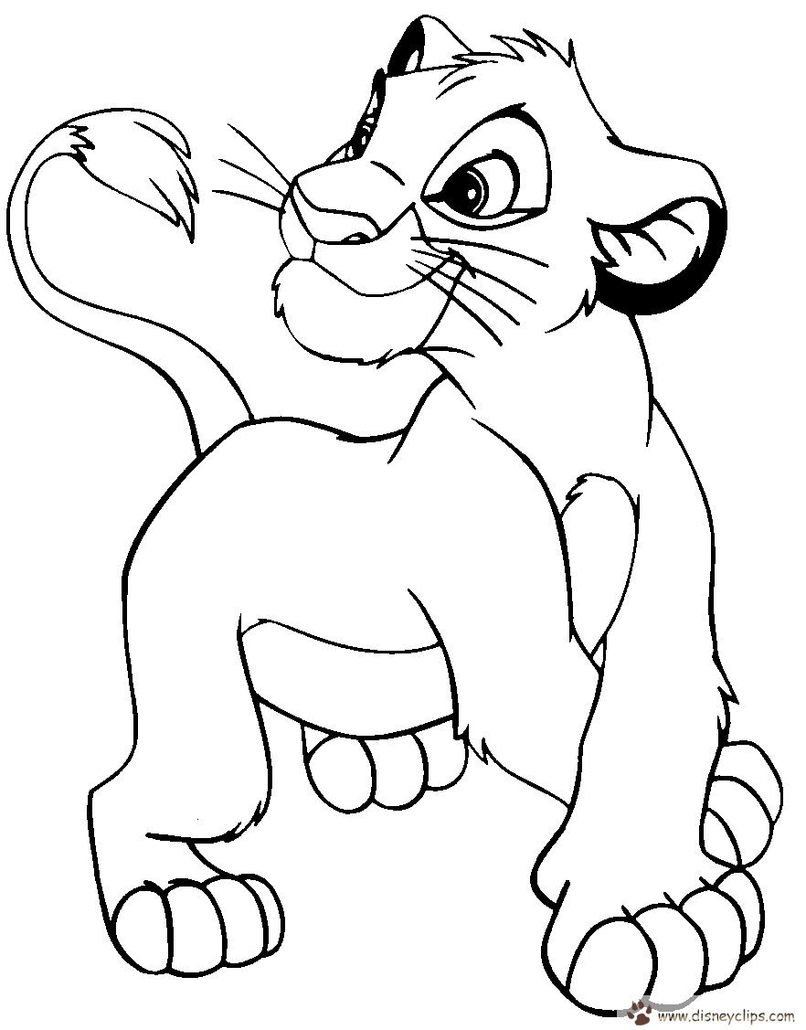 The Lion King Coloring Pages (2) | Disneyclips.com