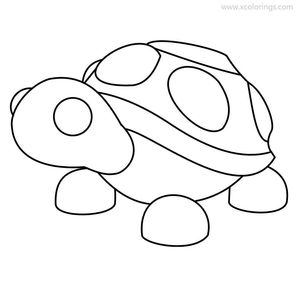 Roblox Adopt Me Coloring Pages Turtle Xcolorings Com Coloring Home
