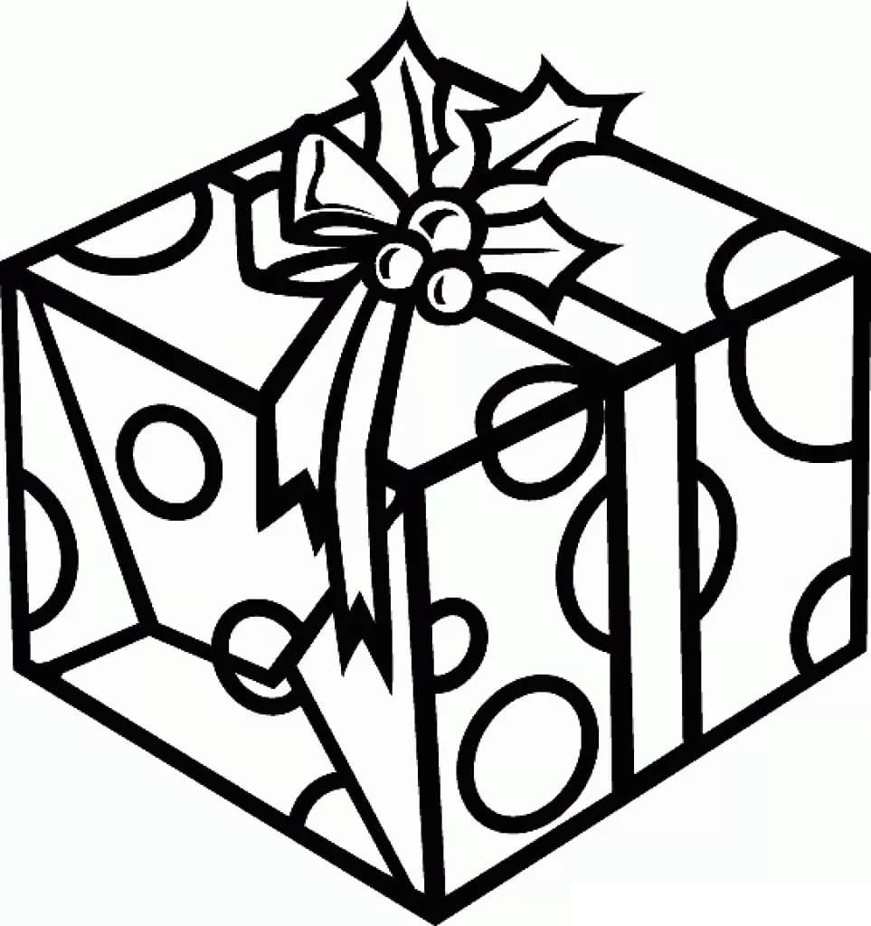 Christmas Gifts Coloring Pages | 100 images Free Printable