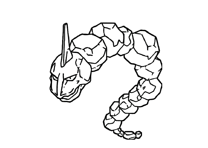 Onix pokemon coloring pages – Coloring pages