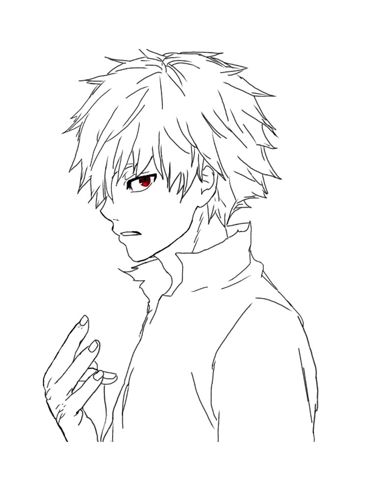 Free Tokyo Ghoul coloring pages. Download and print Tokyo Ghoul coloring  pages