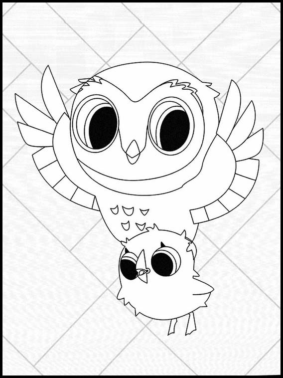 Puffin Rock Free Printable Coloring Book 23