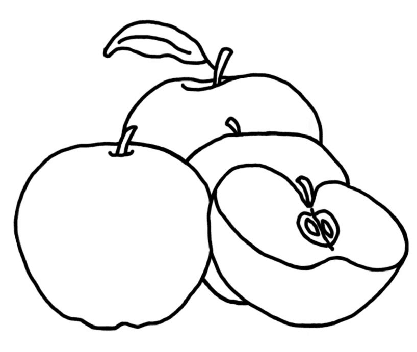 easy-apple-coloring-pages | | BestAppsForKids.com