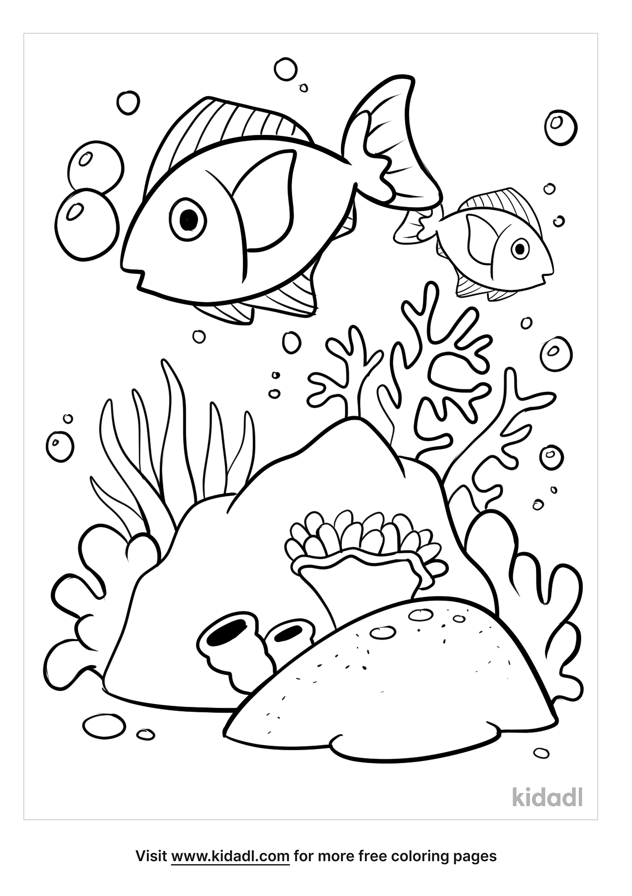 Coral Reef Fish Coloring Page Coloring Pages - vrogue.co