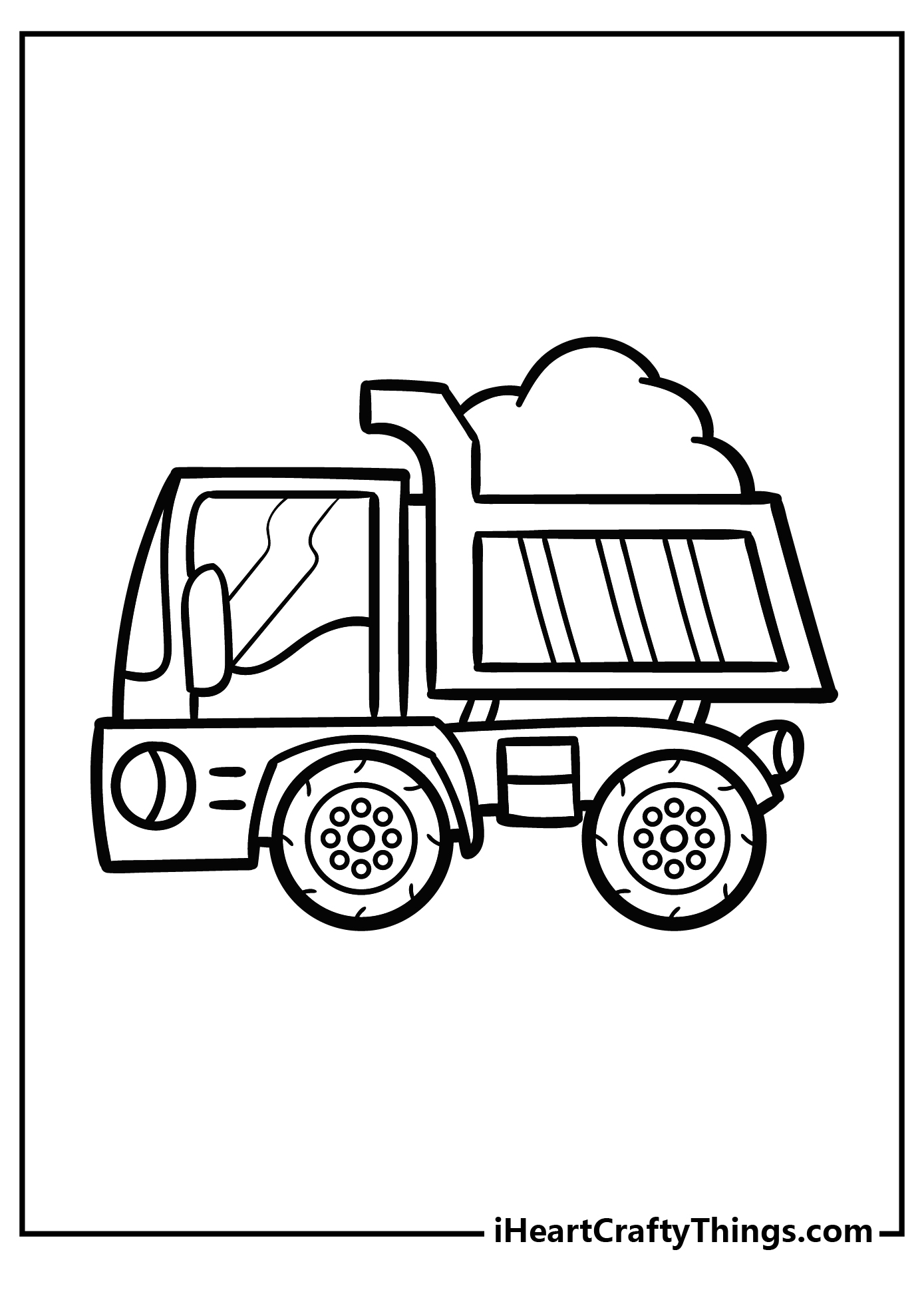 Printable Dump Truck Coloring Pages (Updated 2022)