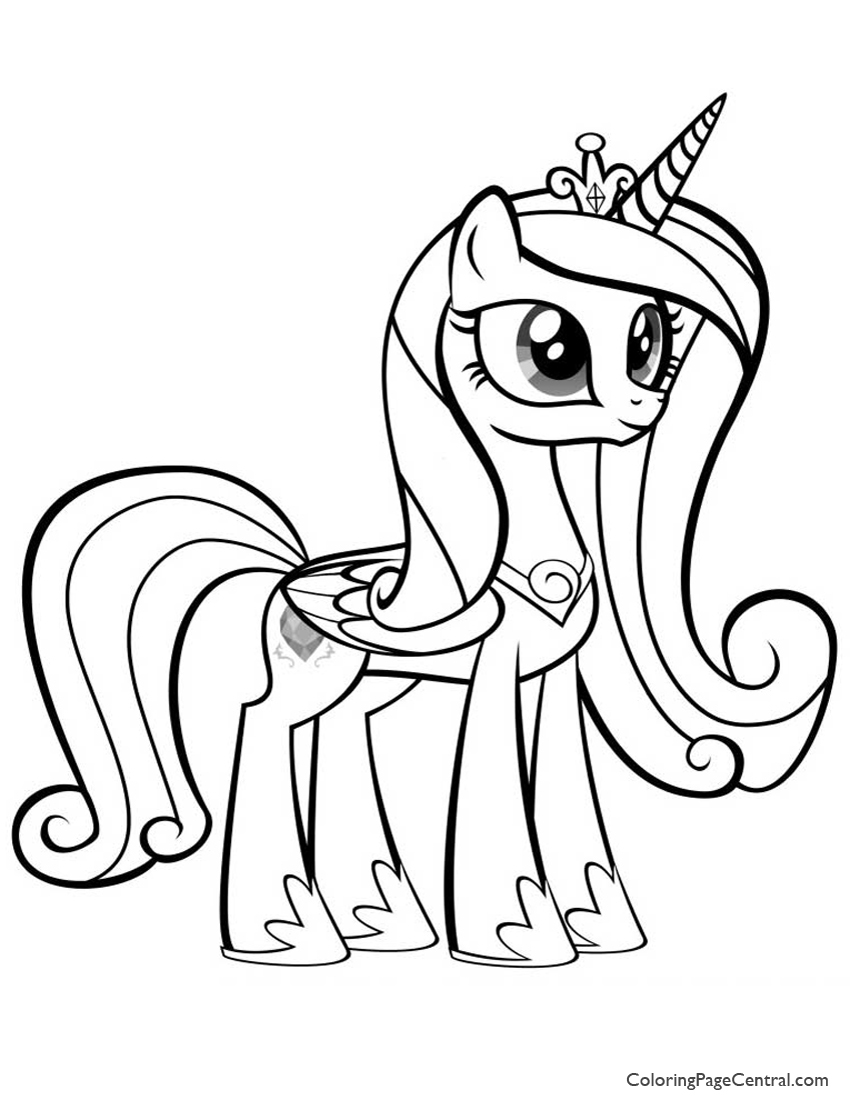 My Little Pony   Princess Cadence 20 Coloring Page   Coloring Page ...