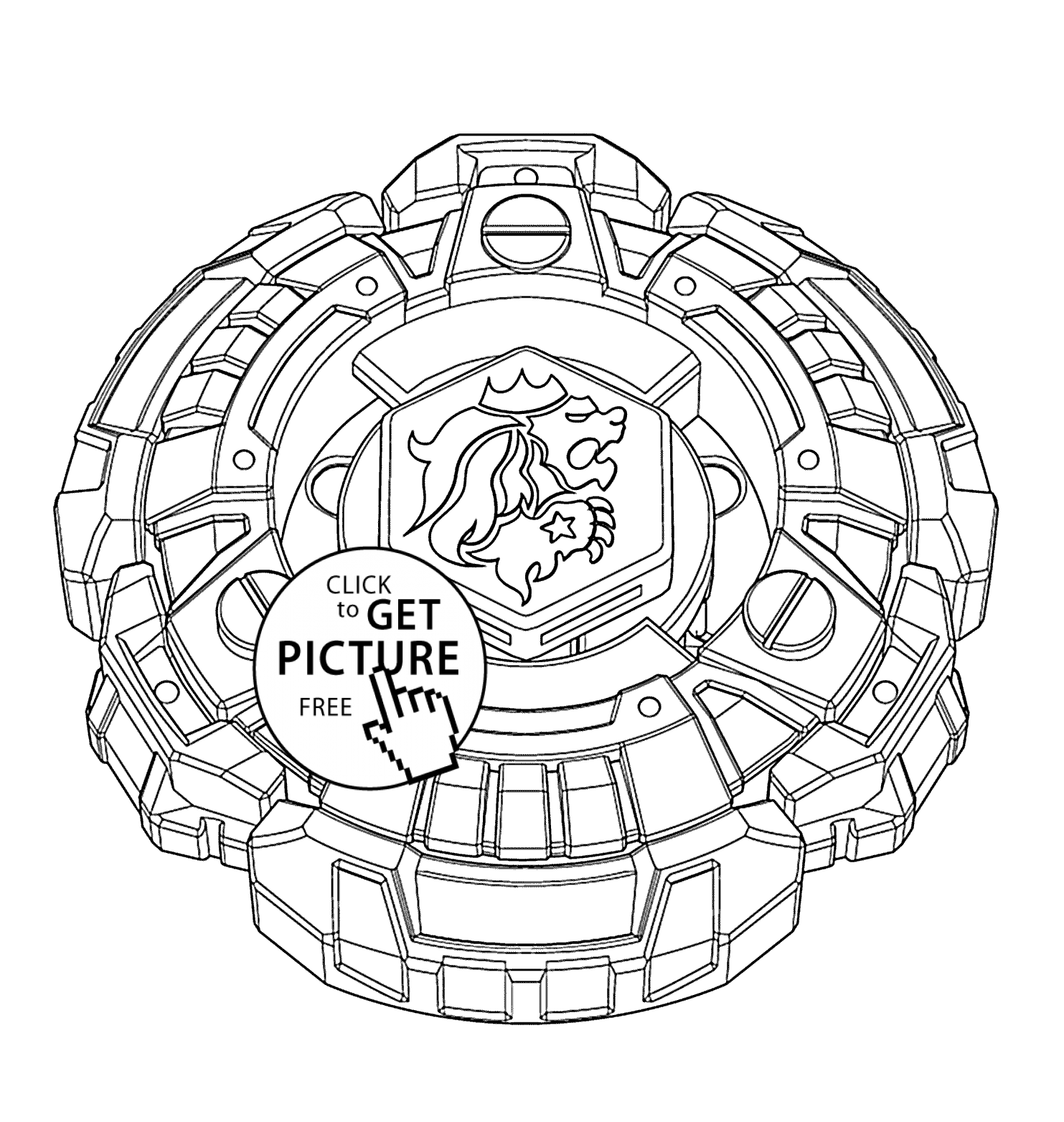 Coloring Pages For Kids Beyblade - coloring pages