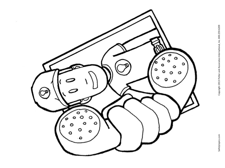 Telephone 911 coloring pages