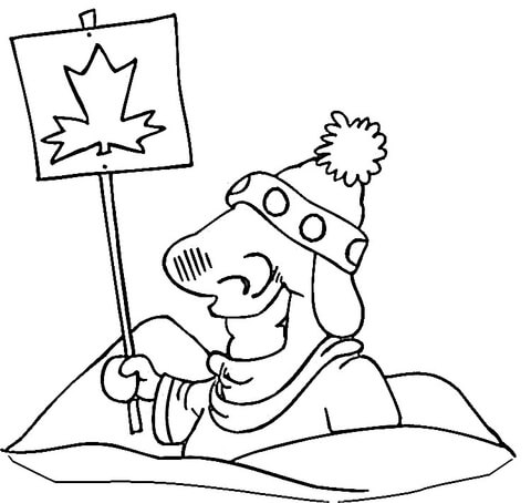 Cold Cold Canada coloring page | Free Printable Coloring Pages