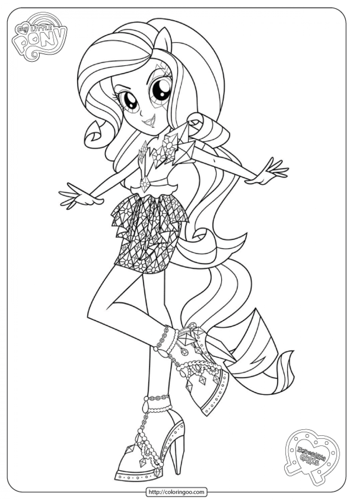 Rainbow High Colouring Pages GBRgot1