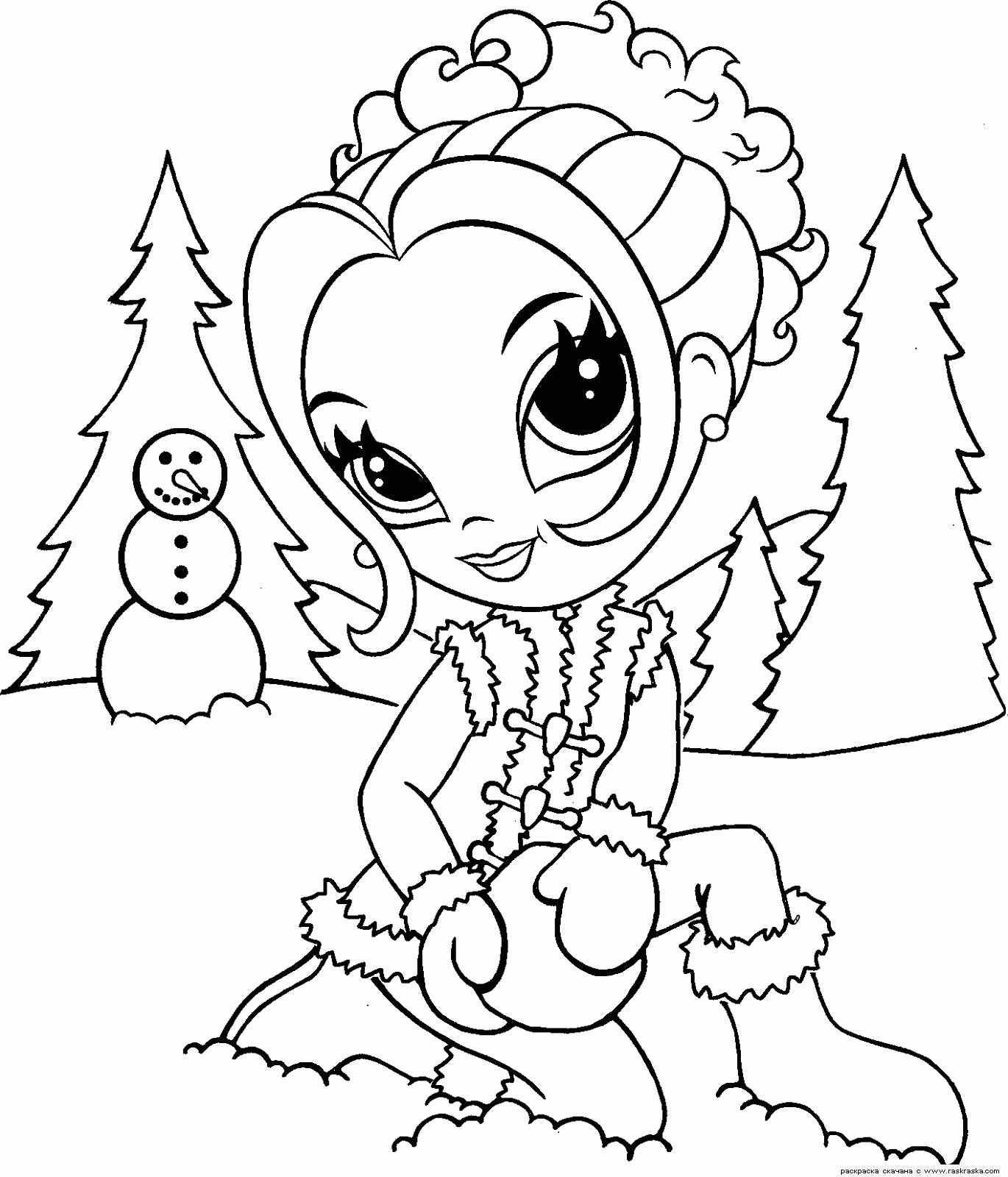 Lisa Frank Angel Coloring Pages