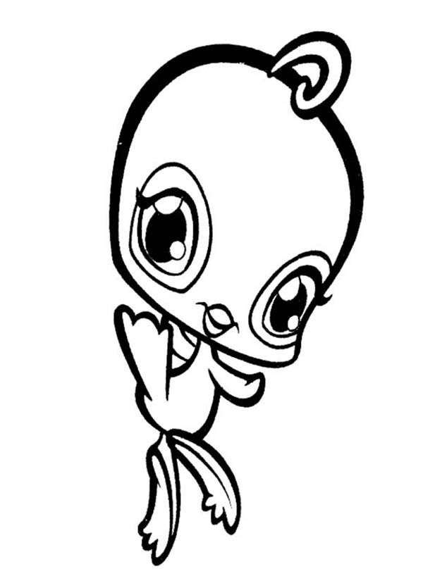 Tweety Bird in Little Pet Shop Coloring Pages | Batch Coloring