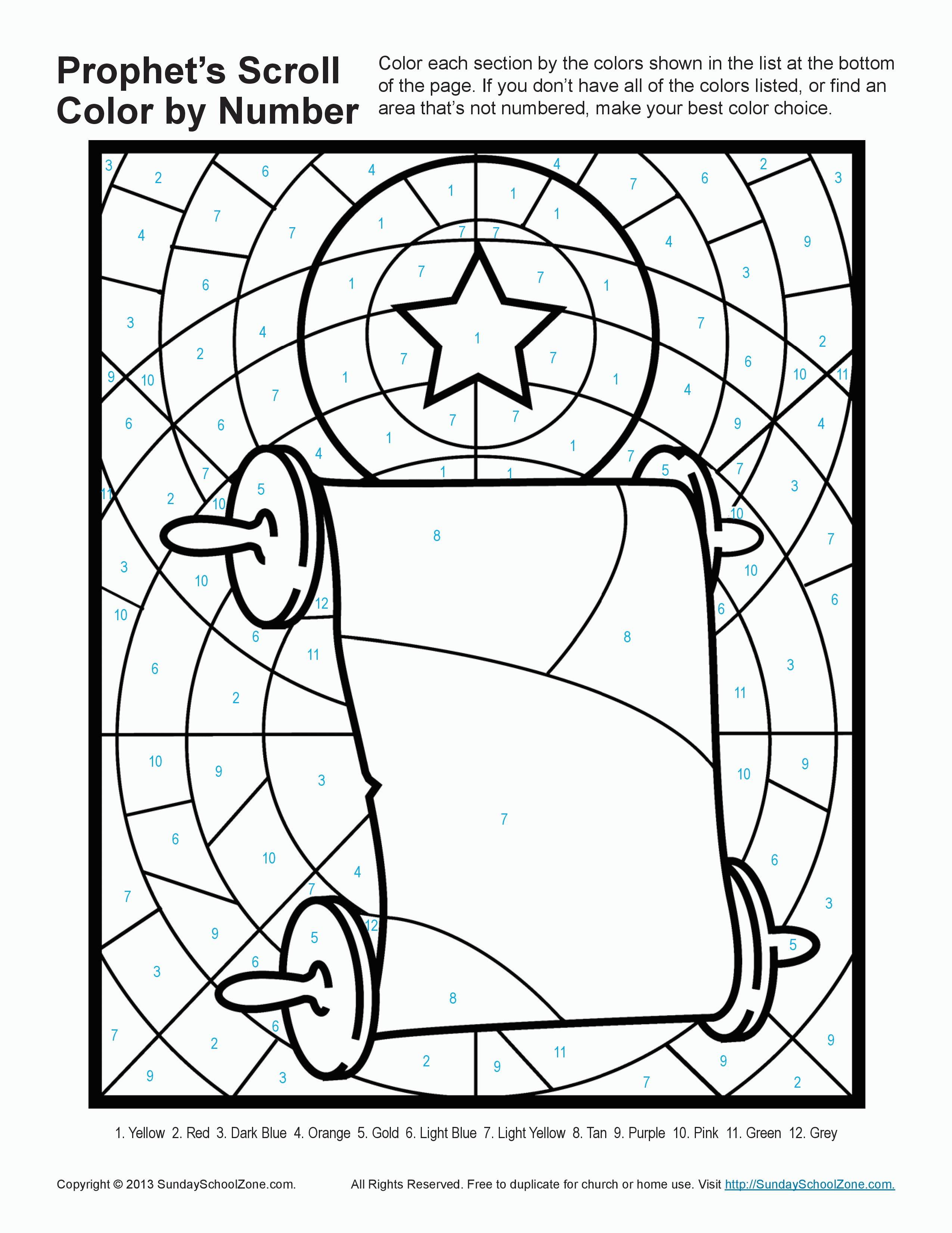 Bible Coloring Pages for kids | Prophets Told About God's Son