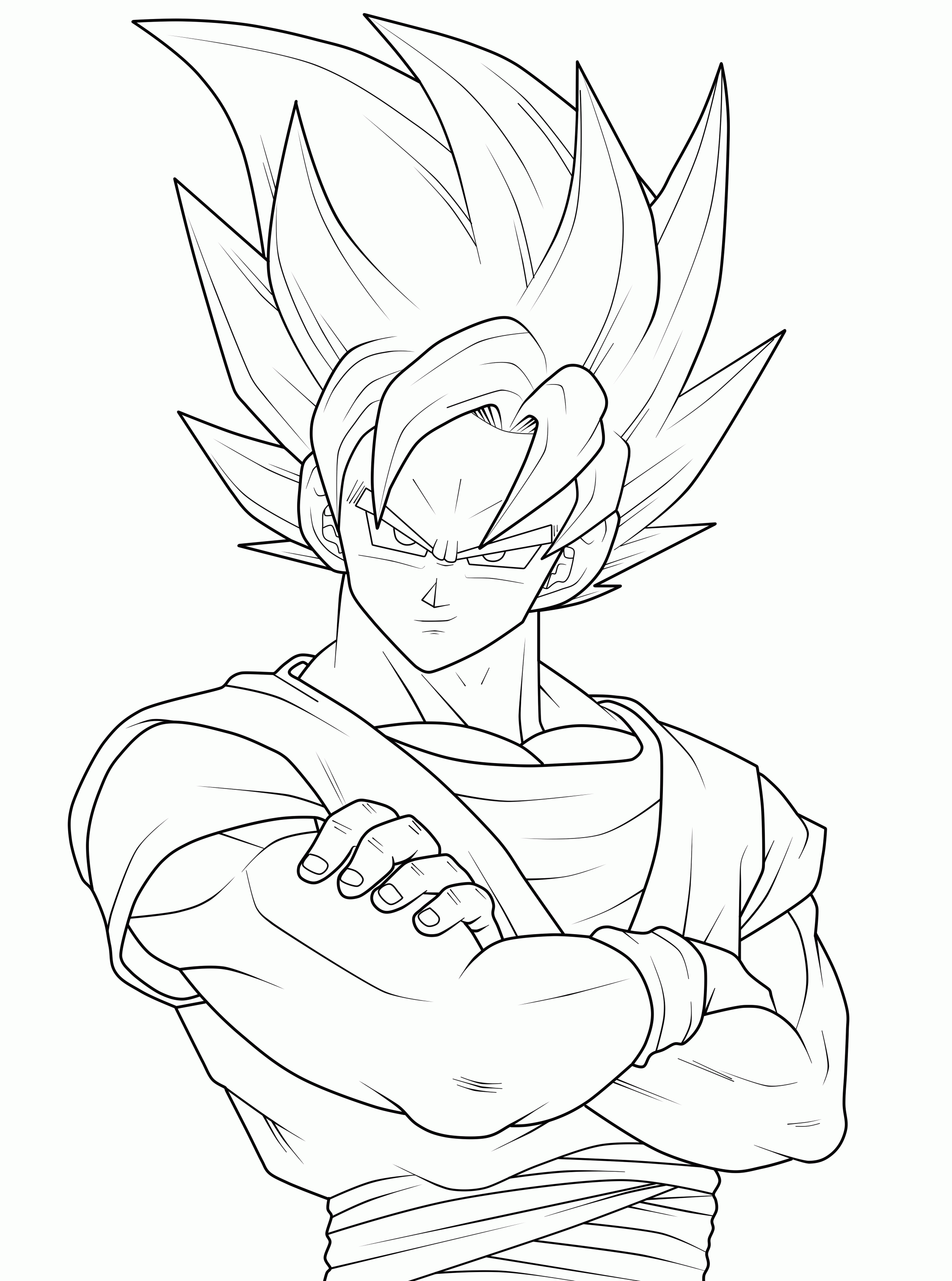 Awareness Free Printable Dragon Ball Z Coloring Pages For Kids ...