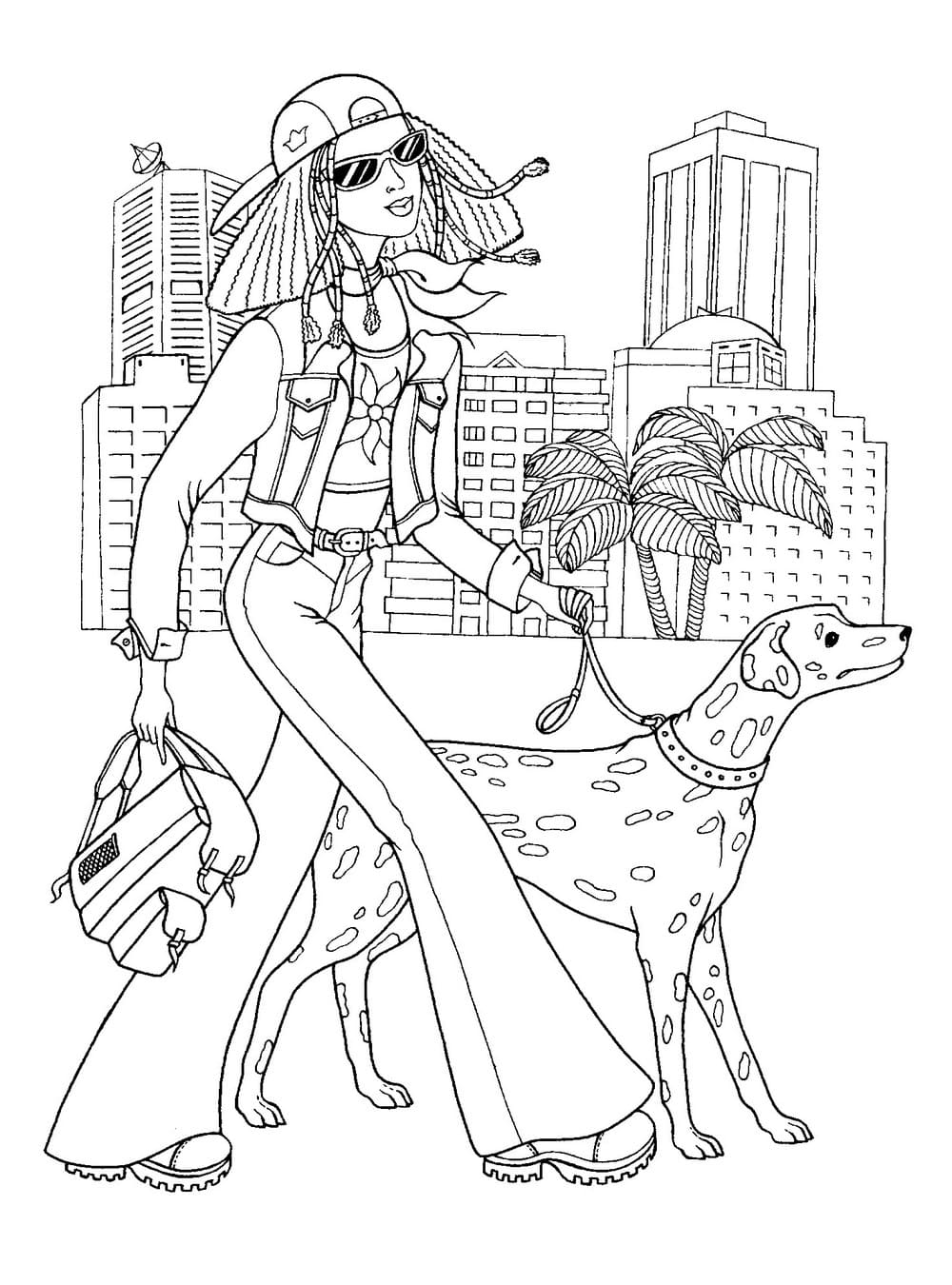 Fashion Coloring Pages - Print for free | WONDER DAY — Coloring pages for  children and adults
